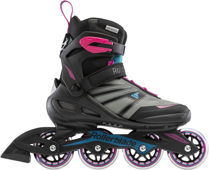 Rollerblade Damen Zetrablade Inlineskate 245 Black/Pink, 245 Black/Pink