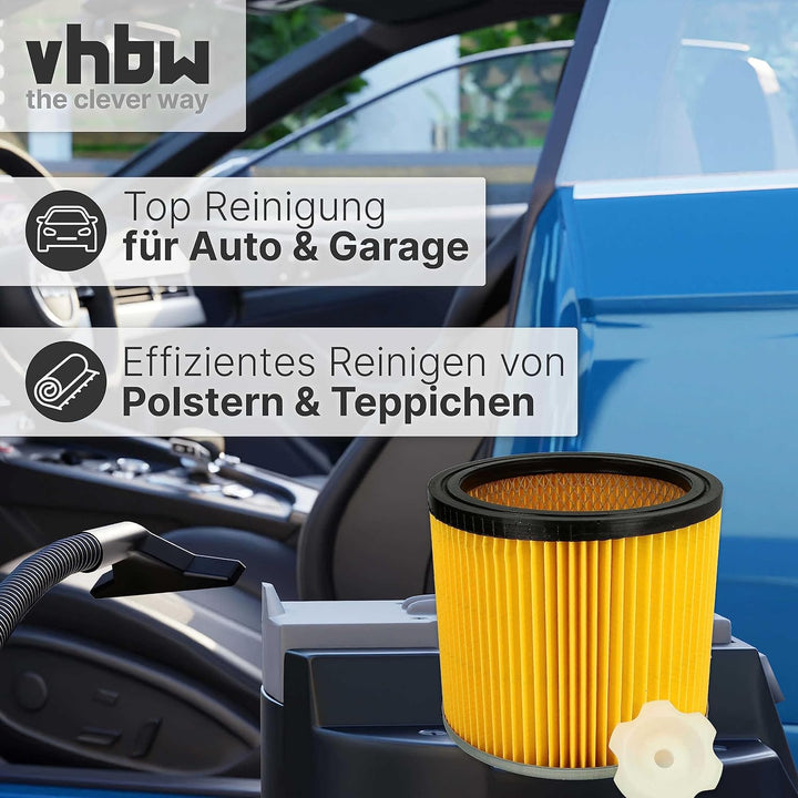 vhbw Staubsaugerfilter kompatibel mit Bosch GAS 12-30 F Professional, PAS 1000, PAS 11-25, PAS 11-25
