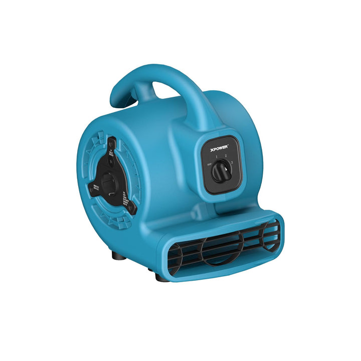 XPower P-80A Mighty Centrifugal Air Mover, Carpet Dryer, Floor Fan, Blower, Stackable, Daisy Chain,