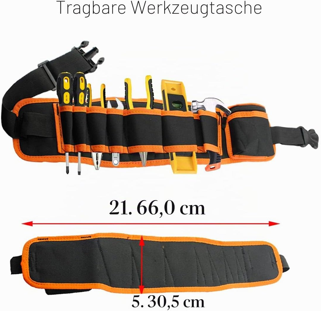 21 Piece Werkzeug Kinder Echt, Kids Tool Set, with Real Hand Tools, Tool Bag for Kids - Portable Too