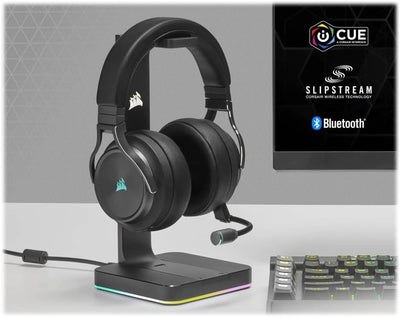 Corsair VIRTUOSO RGB WIRELESS XT Hi-Fi-Gaming-Headset mit Räumlichem Klang (Gleichzeitige Dual-Wirel