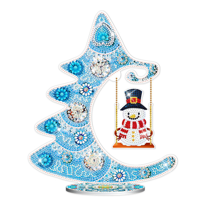 LYLIDIA Diamond Painting Weihnachten Erwachsene Weihnachtsbaum Schneemann Beidseitig DIY 5D Weihnach