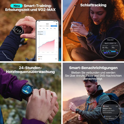 Ticwatch Pro 5 Android Smartwatch für Männer Snapdragon W5+ Gen 1 Wear OS 80 Stunden Lange Akkulaufz