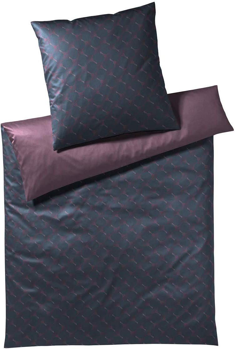 Joop! Bettwäsche Cornflower Double Midnight Purple Kissenbezug einzeln 80x80 cm