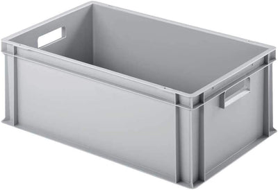 10er SPAR-Set Euro-Behälter PLUS GRATIS Transportroller, 600x400x220 mm Industriequalität lebensmitt
