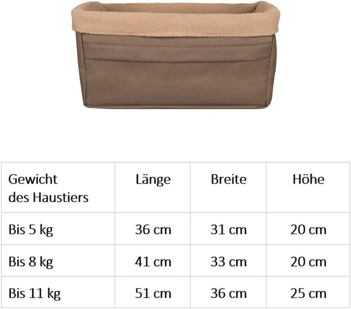 PetSafe Happy Ride Haustiersitz für Hunde, Sitzerhöhung für Autos, LKWs und SUVs, Für Haustiere bis