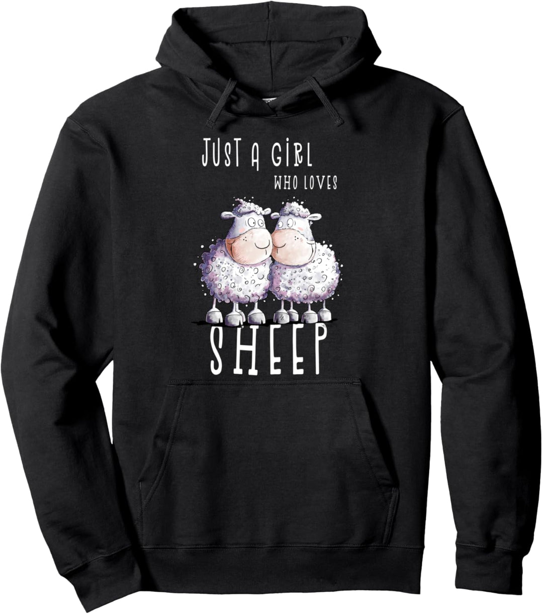 Fun Schafe Mädchen Spruch I Lustiges Schaf Sprüche Design Pullover Hoodie