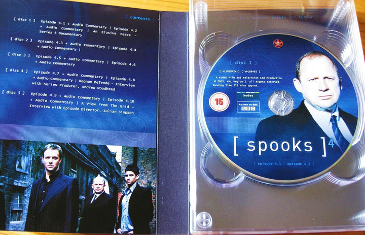 Spooks - Complete Series 4 [UK Import] [5 DVDs], DVD