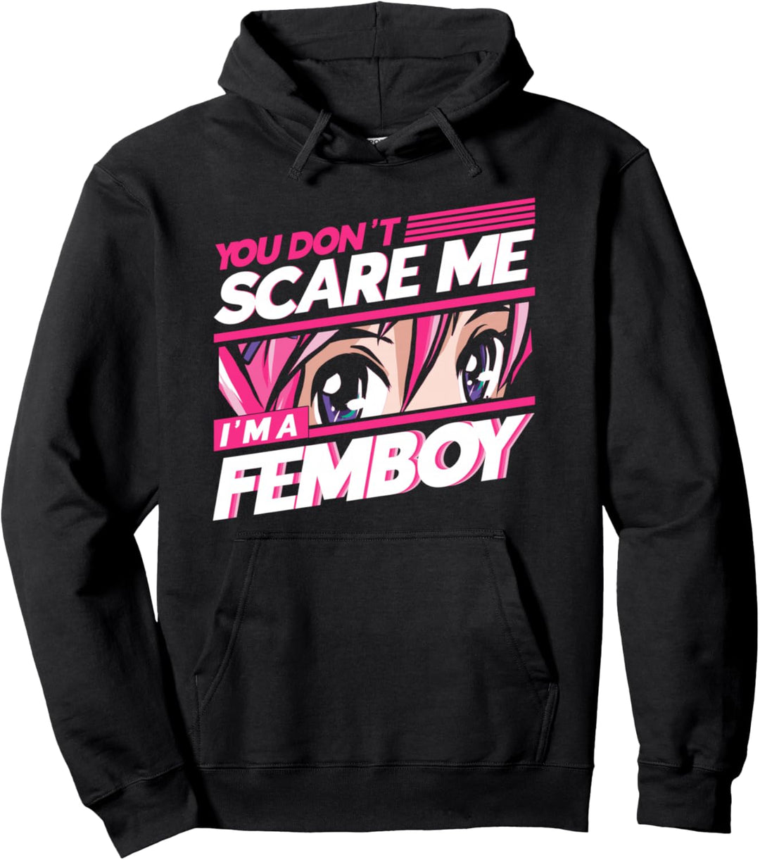 Femboy Aesthetic Pastel Anime Crossdressing Pullover Hoodie