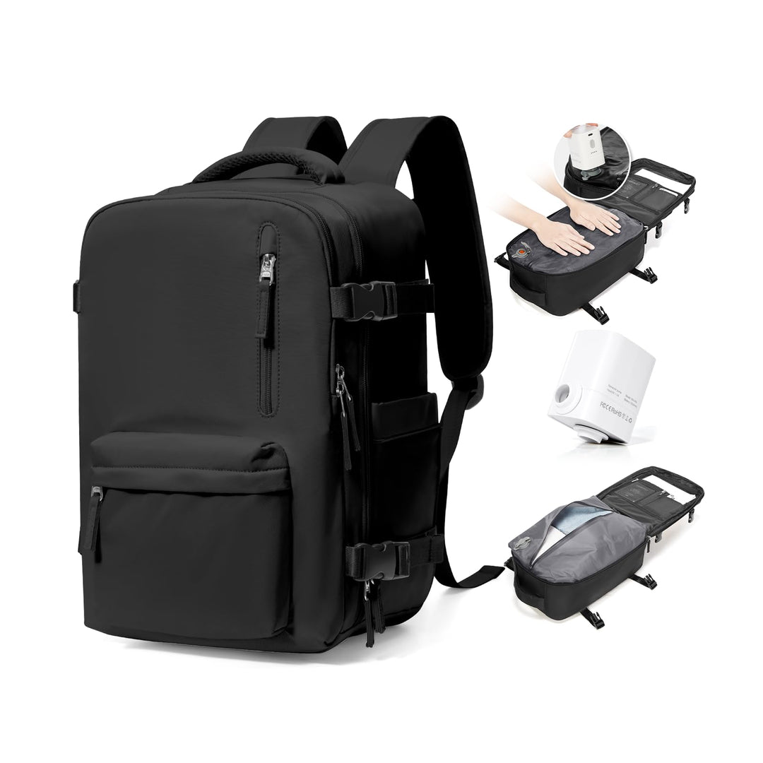 BJLFS Vakuum Rucksack 40×30×20 Handgepäck Rucksack 40x20x25 für Ryanair Wizzair Reiserucksack Damen