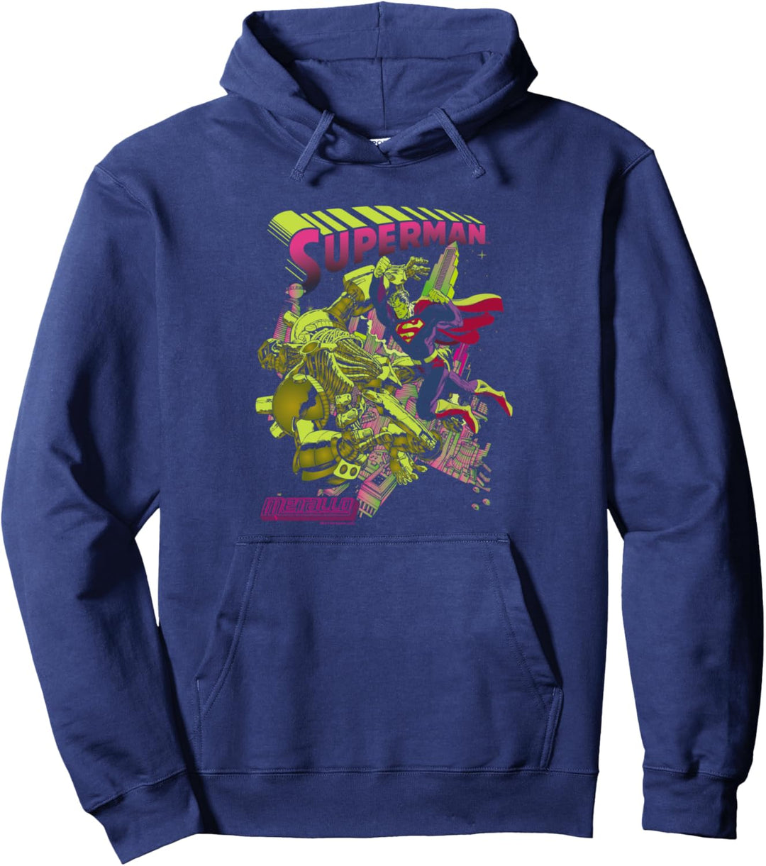 Superman Versus Metallo Blacklight Pullover Hoodie
