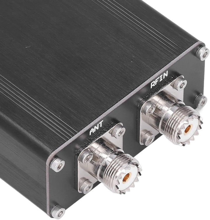 Antennentuner Mini automatisch 1,8 55 MHz 0,96 Zoll OLED-Display mit Aluminiumlegierungsgehäuse für