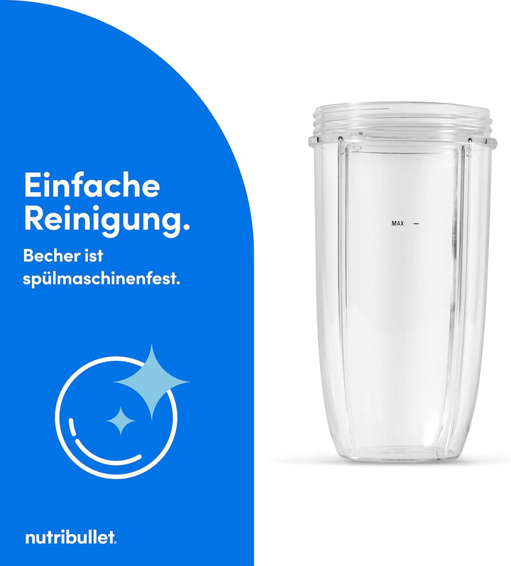 Nutribullet Pro 900 Smoothie Maker, Multifunktions-, Obst- & Gemüsemixer, kompaktes Design, einfache