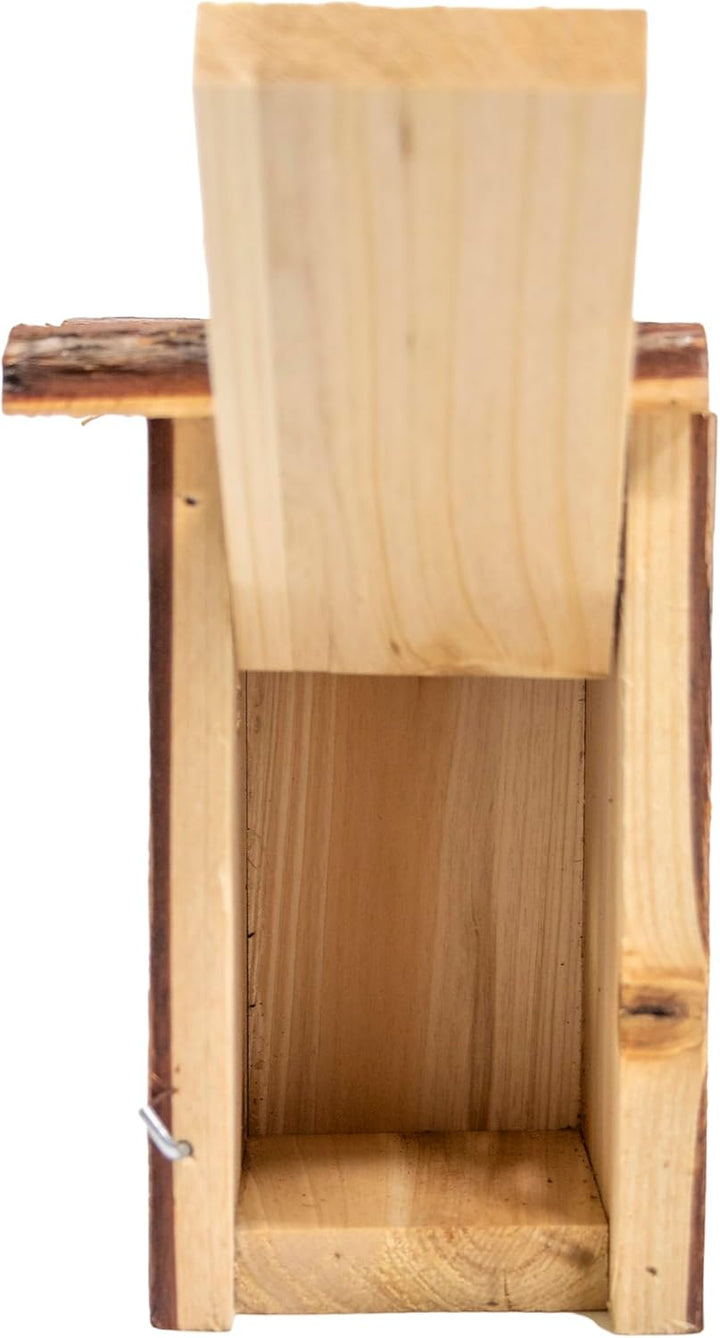mgc24 Vogelhaus für Zaunkönig - Wildvogel Nistkasten zum Aufhängen für Garten und Balkon, aus Holz w