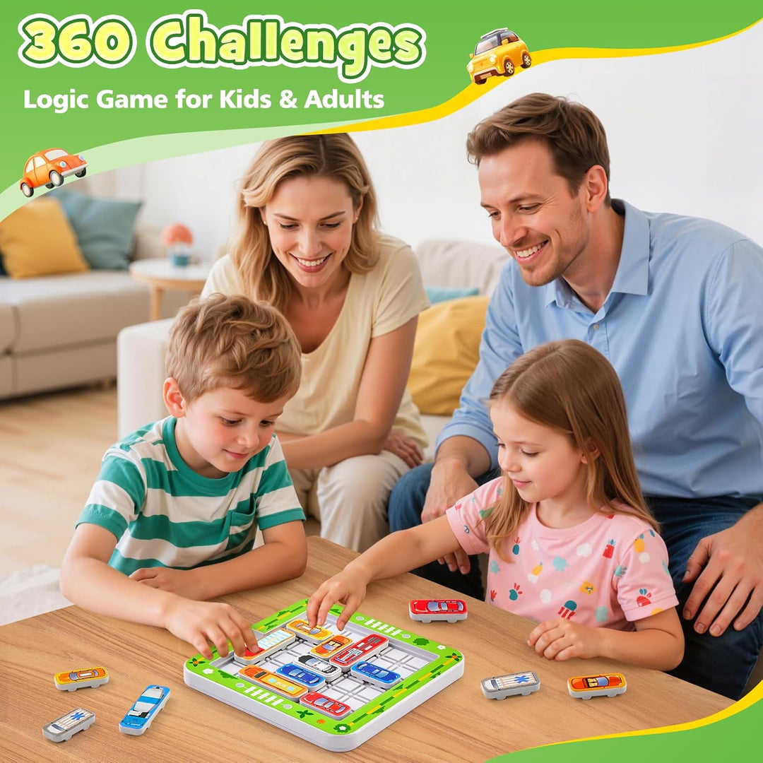 Logikspiele ab 5 6 7 8 Jahre, Parkspiel, Stauspiel Ausparken Spiel mit 360 Levels, Auto Spiele Gedul