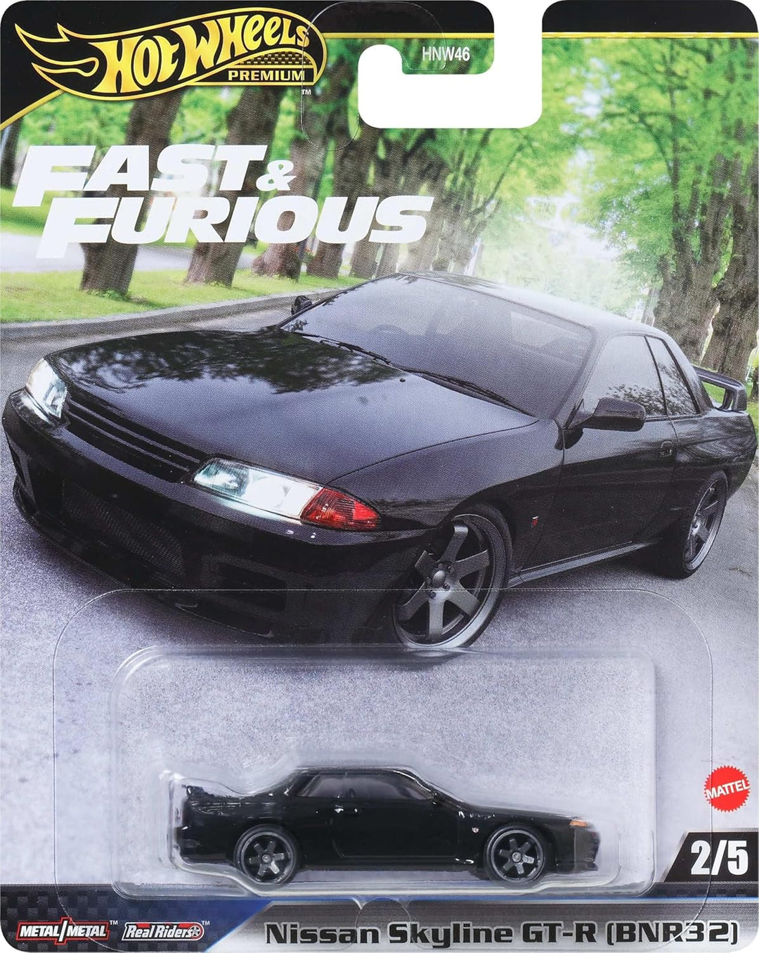 Hot Wheels Cars Premium Fast &amp; Furious Druckguss-Auto im Massstab 1:64 für Sammler, inspiriert von F