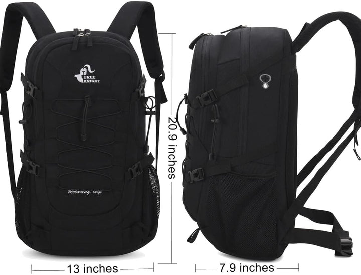 Bseash 40L Leichter wasserdichter Wanderrucksack mit Regenschutz, Outdoor Sport Reise Tagesrucksack