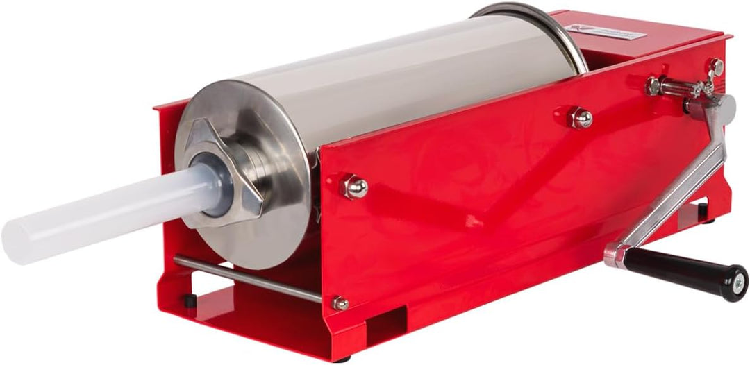 Beeketal 'MTH05' Profi Gastro Wurstfüllmaschine (5 Liter/horizontal) SGS-geprüft, Wurstfüller mit 2