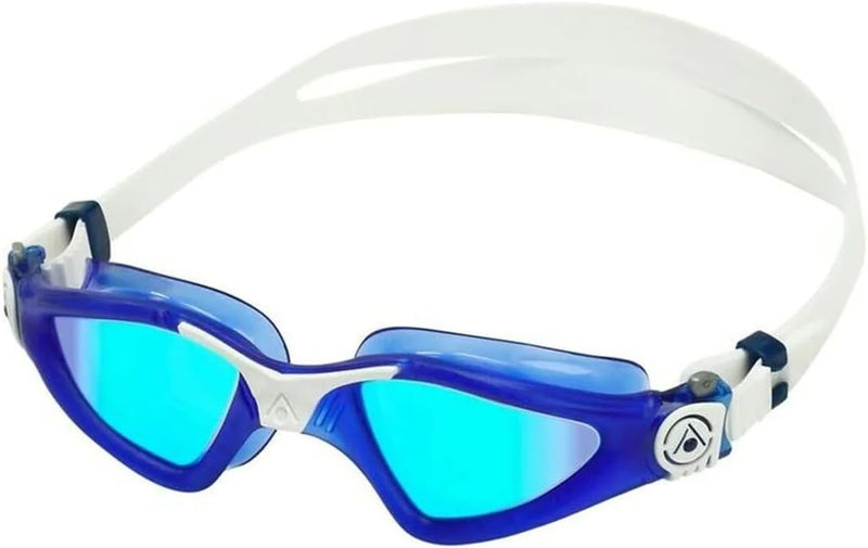 Aquasphere KAYENNE dunkelblau weiss linse titan mirror blue L, dunkelblau weiss linse titan mirror b