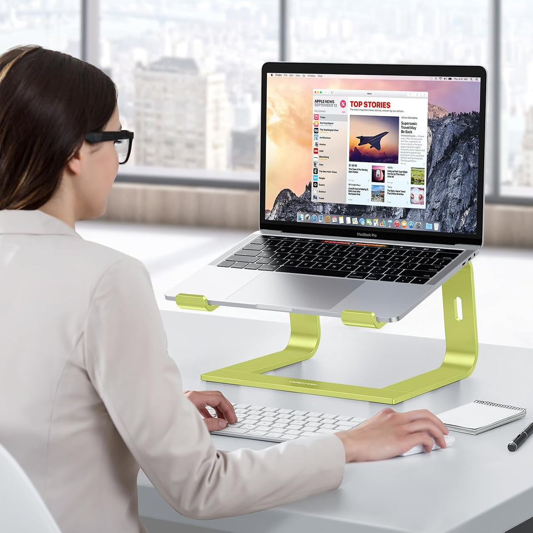 OMOTON Laptop Ständer, Notebook Ständer mit Belüftung, Universal PC Riser Ergonomisch Laptop Halteru