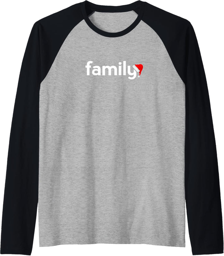 Christmas Shirts for Men Women Kids | Family Xmas Gift Idea Raglan
