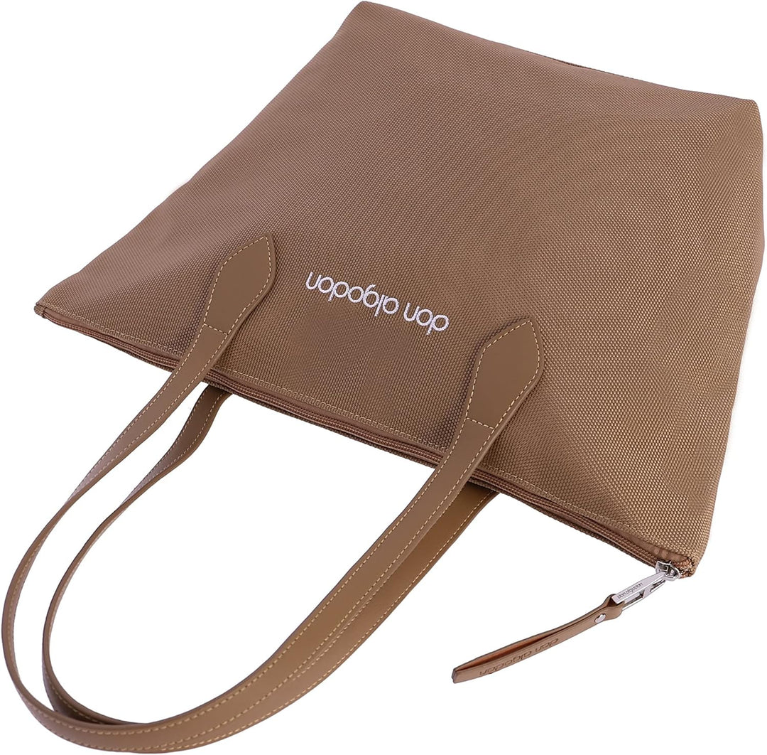 DON ALGODON Damen Telma Damenhandtaschen Beige, Beige