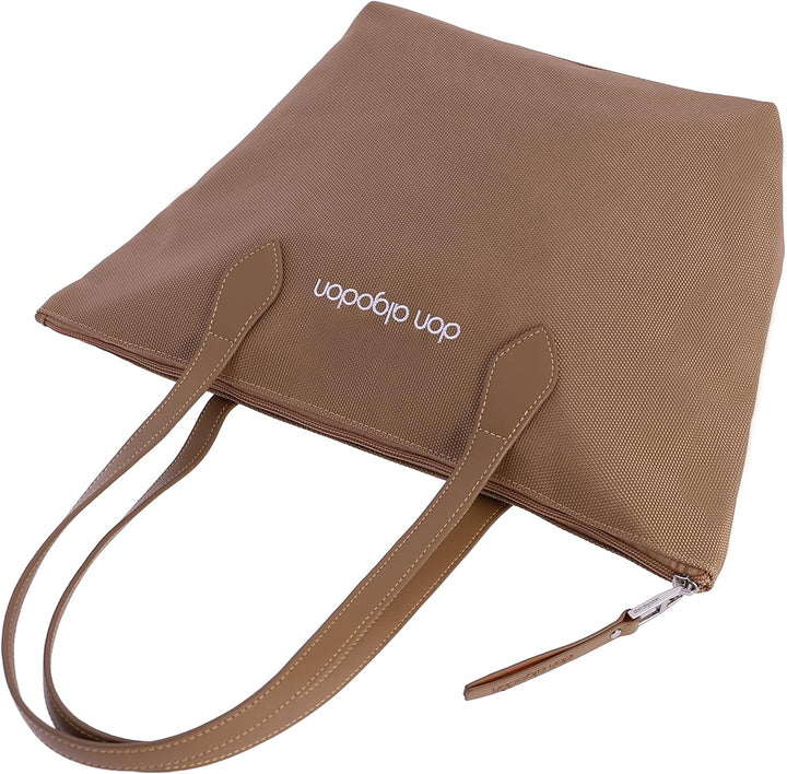 DON ALGODON Damen Telma Damenhandtaschen Beige, Beige