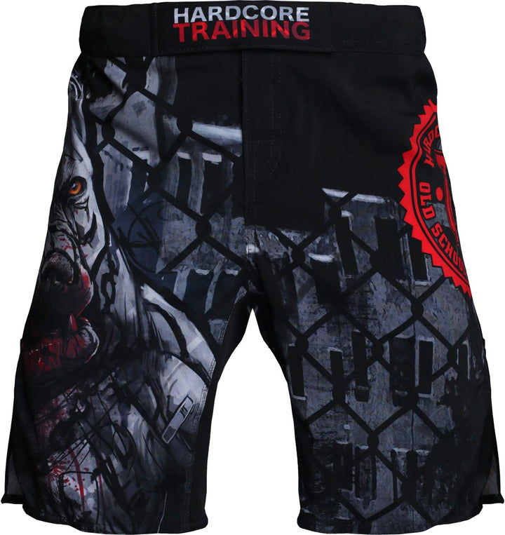 Hardcore Training Fight Shorts Kurze Hose Herren Kampfshorts Männer BJJ Grappling Boxen MMA No Gi Cr
