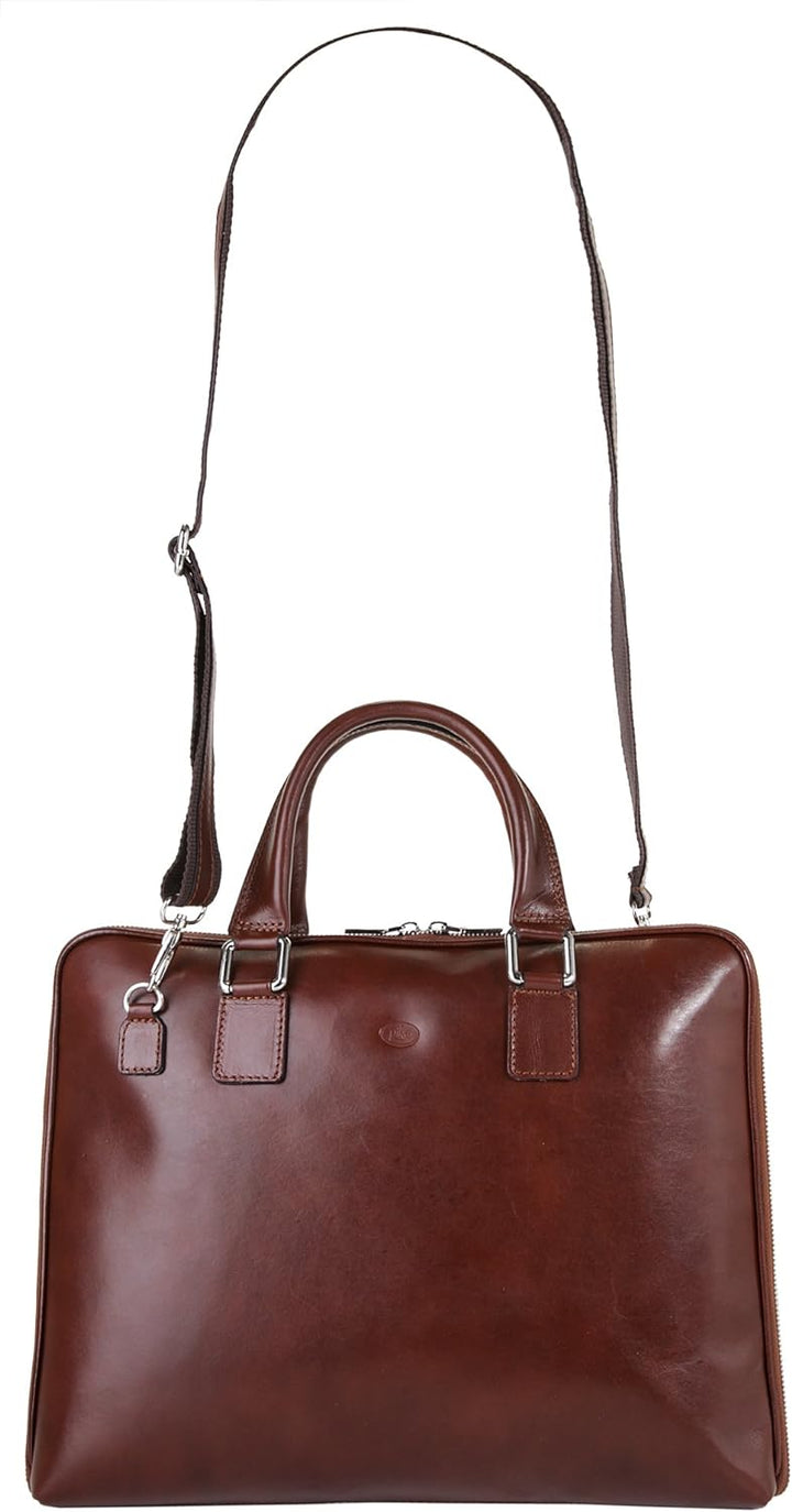 piké Businesstasche echt Leder braun Damen - 016717