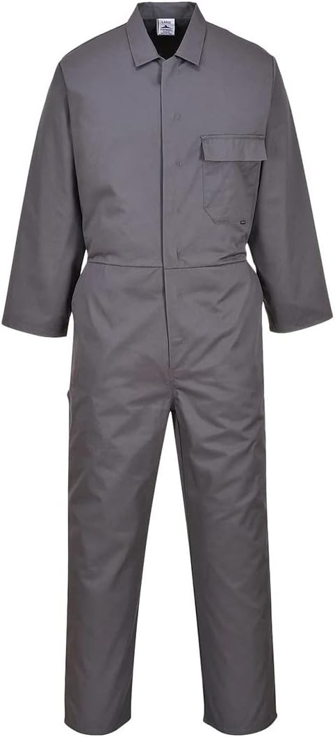 Standard Arbeitsoverall - Elastische Rücken Taille - Overall Grössen: S - 5XL - Large, Marineblau L