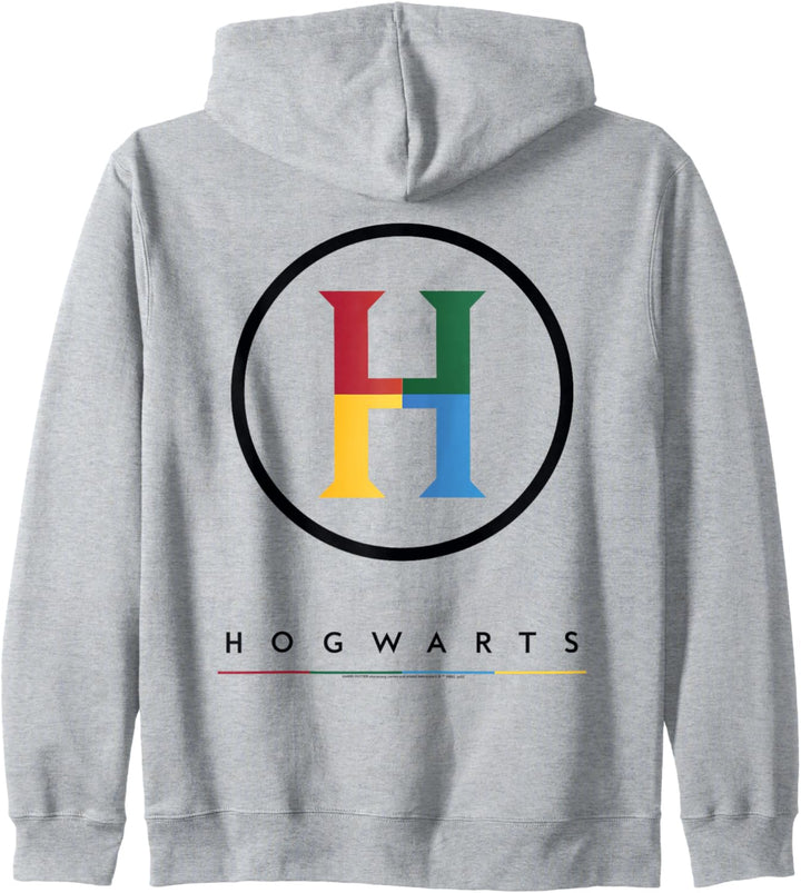 Harry Potter Hogwarts Four Colored 'H' Logo Kapuzenjacke