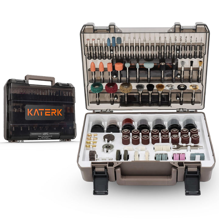Katerk Multifunktionswerkzeug Zubehoer 420 tlg. Multifunktionswerkzeug Zubehör Set Drehwerkzeug Univ