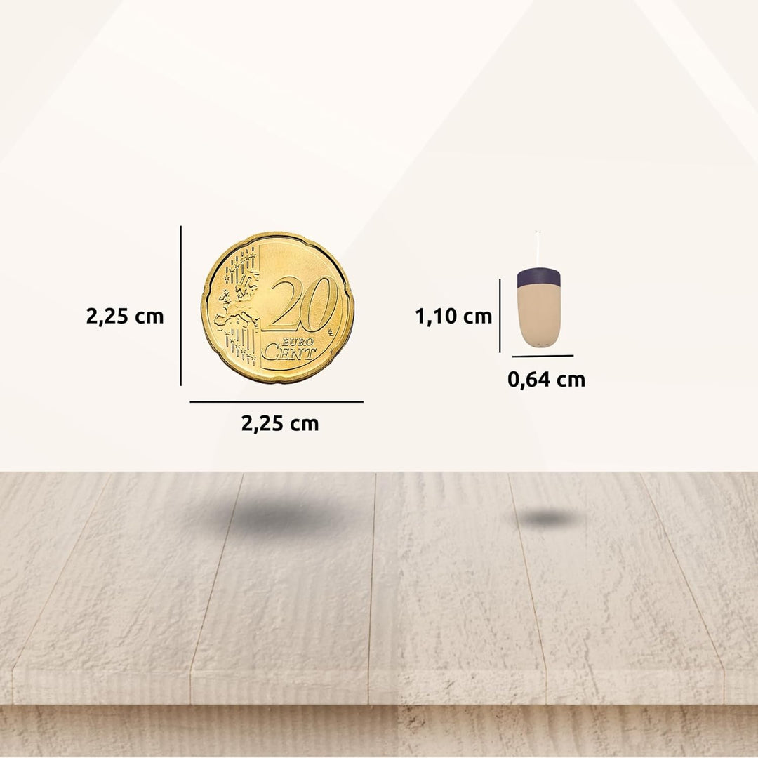 PingaOculto Spion Kopfhörer Bluetooth für Prüfung Mini Nano Unsichtbare Kopfhörer für Handy mit Mikr