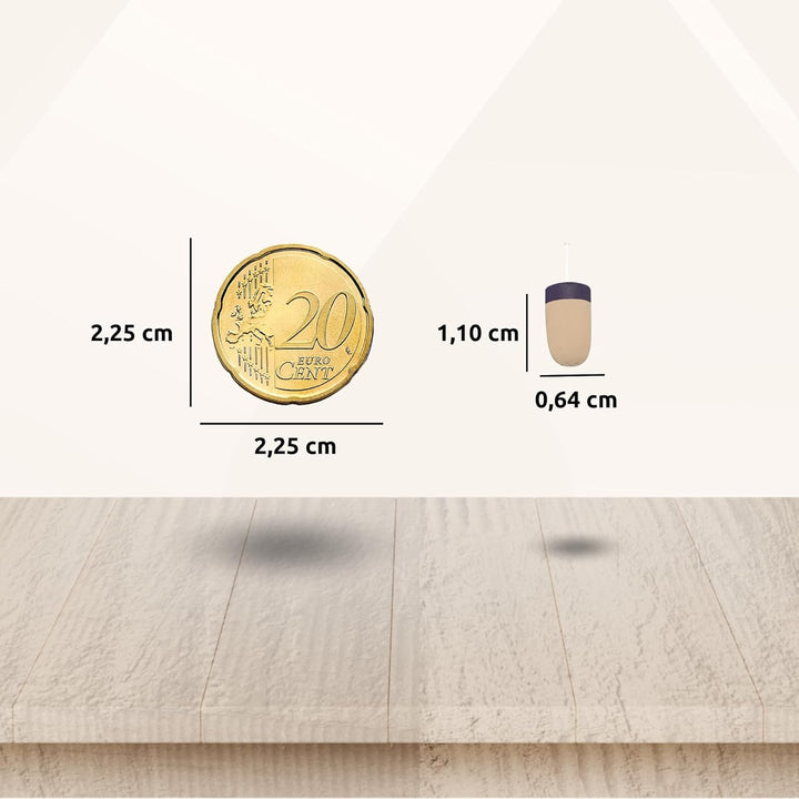 PingaOculto Spion Kopfhörer Bluetooth für Prüfung Mini Nano Unsichtbare Kopfhörer für Handy mit Mikr