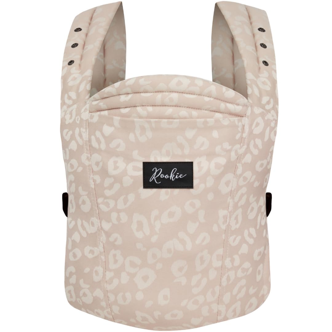 Rookie Babytrage ab Geburt - Ergonomisch, Bequem, Bio-Stoffe - Premium Elite Design - Baby Trage sch