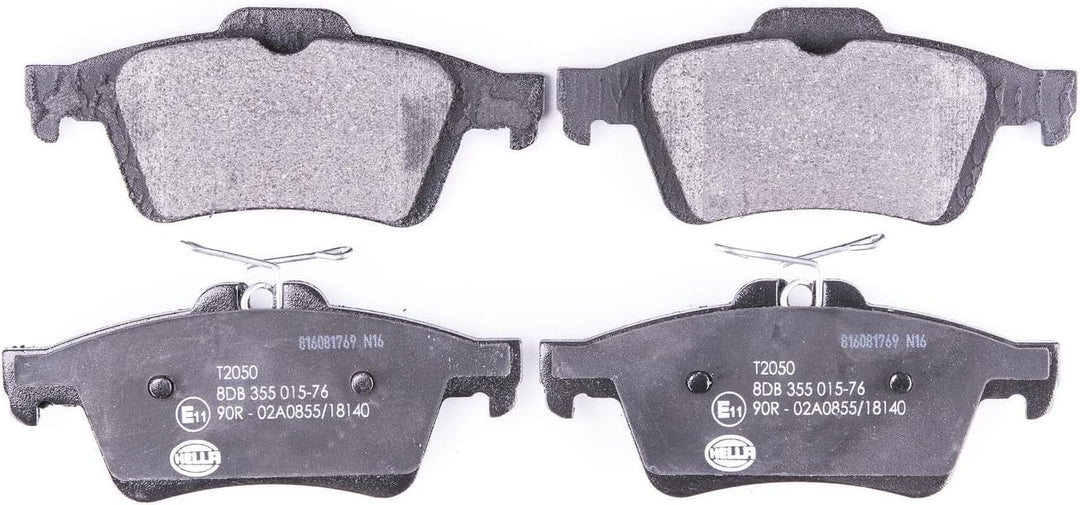 HELLA PAGID 8DB 355 015-761 Bremsbelagsatz - T2050 - Dicke/Stärke: 16.1mm - Bremssystem: Teves - nic