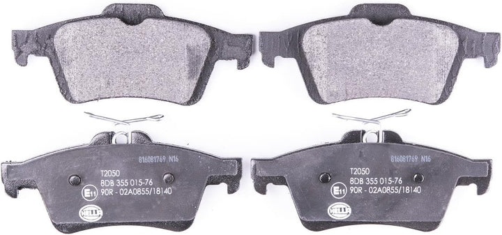 HELLA PAGID 8DB 355 015-761 Bremsbelagsatz - T2050 - Dicke/Stärke: 16.1mm - Bremssystem: Teves - nic
