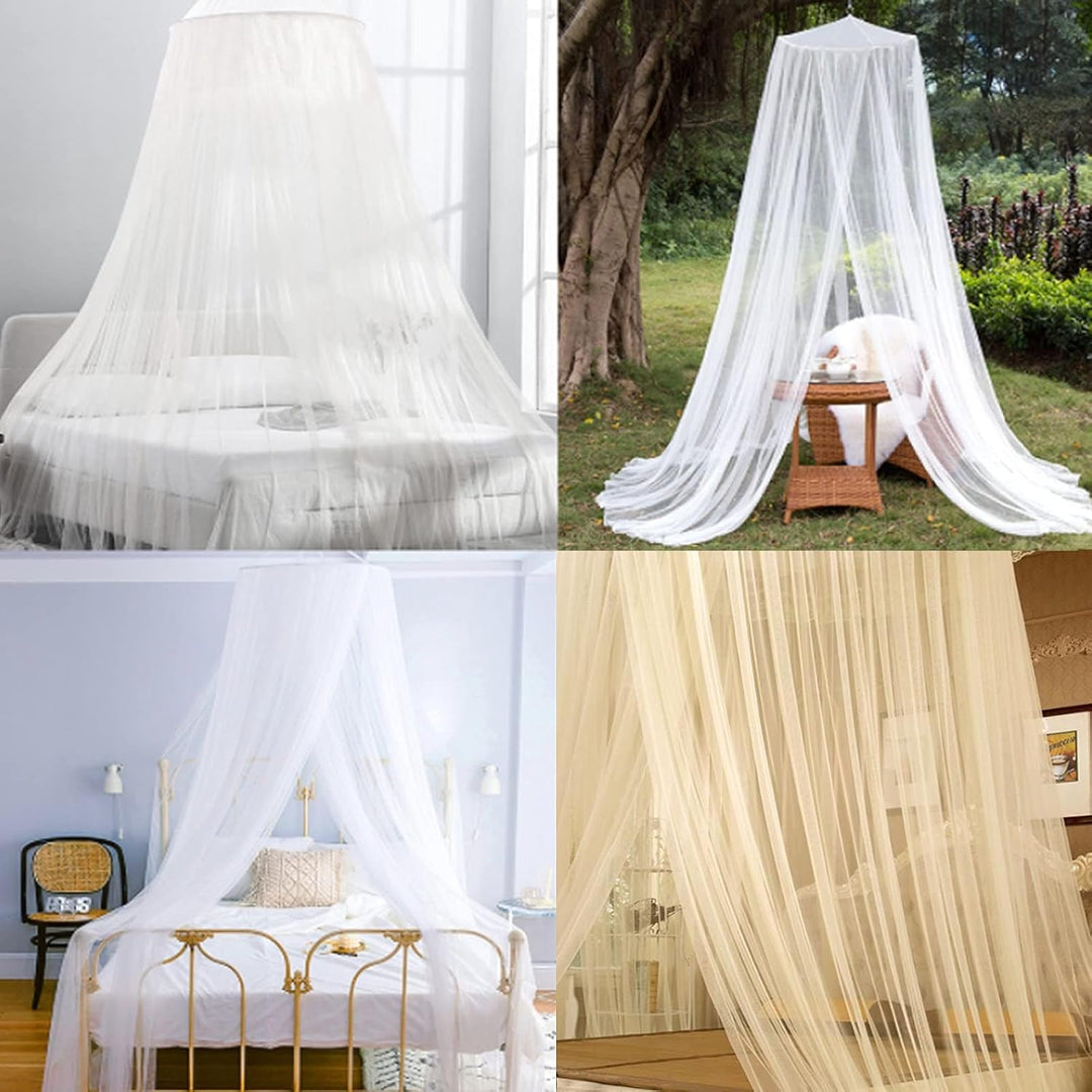 Moskitonetze Bett,Moskitonetz Doppelbett Einzelbett, Mückennetz Bett Netz Faltbar mit Hakenkleber,Be