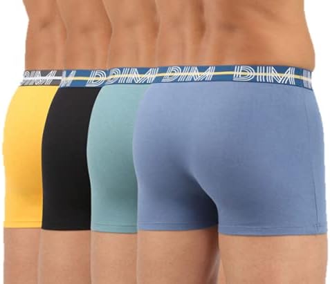 Dim Boxershorts Aus Stretch-Baumwolle Powerful Multipack Herren x4 Multicolor 6