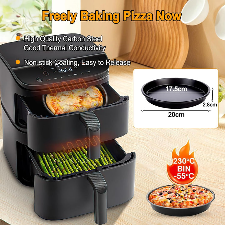 Heissluftfritteuse Zubehör für COSORI Turbo Tower Pro Smart 10,8L, BPA-frei Airfryer Silikonform für