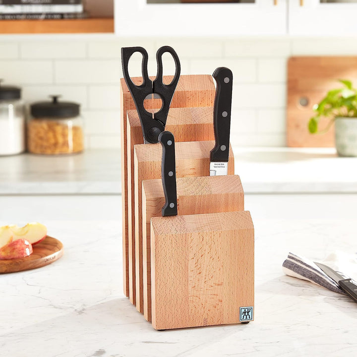 ZWILLING 35103-400 Italian Messerblock, Holz, Buchenholz Natur Buchenholz Natur Modern, Buchenholz N