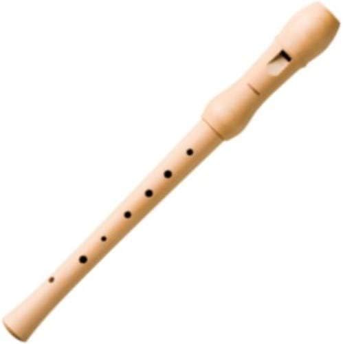 HOHNER HOB9565 Blockflöte, Musica Line, deutsch, zweiteilig, Birnbaum hell &amp; Voggy&