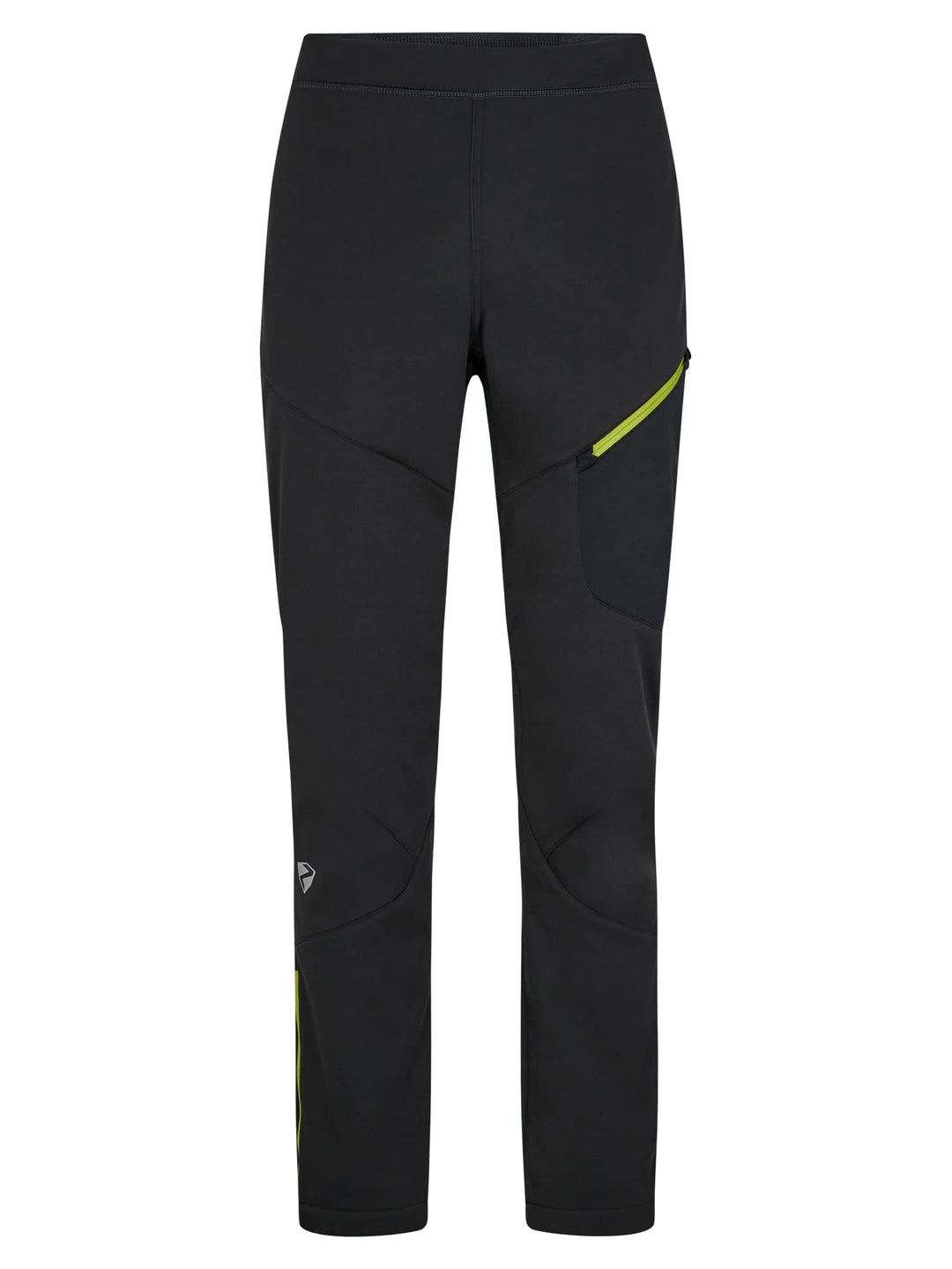 Ziener Herren Softshell-Hose, Langlauf | Winddichte Vorderseite, elastische Rückseite Nebil 48 Black