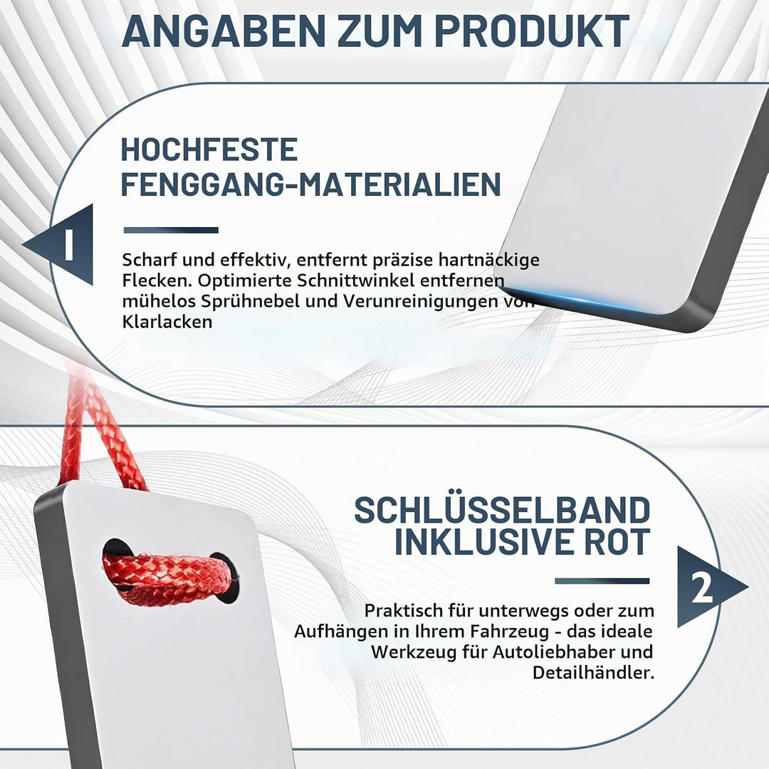 Lackhobel Autolack,Farbschaber Remover Tool,Lackschaber Auto,Caulk Remover Tool für Schmutz, Flecken