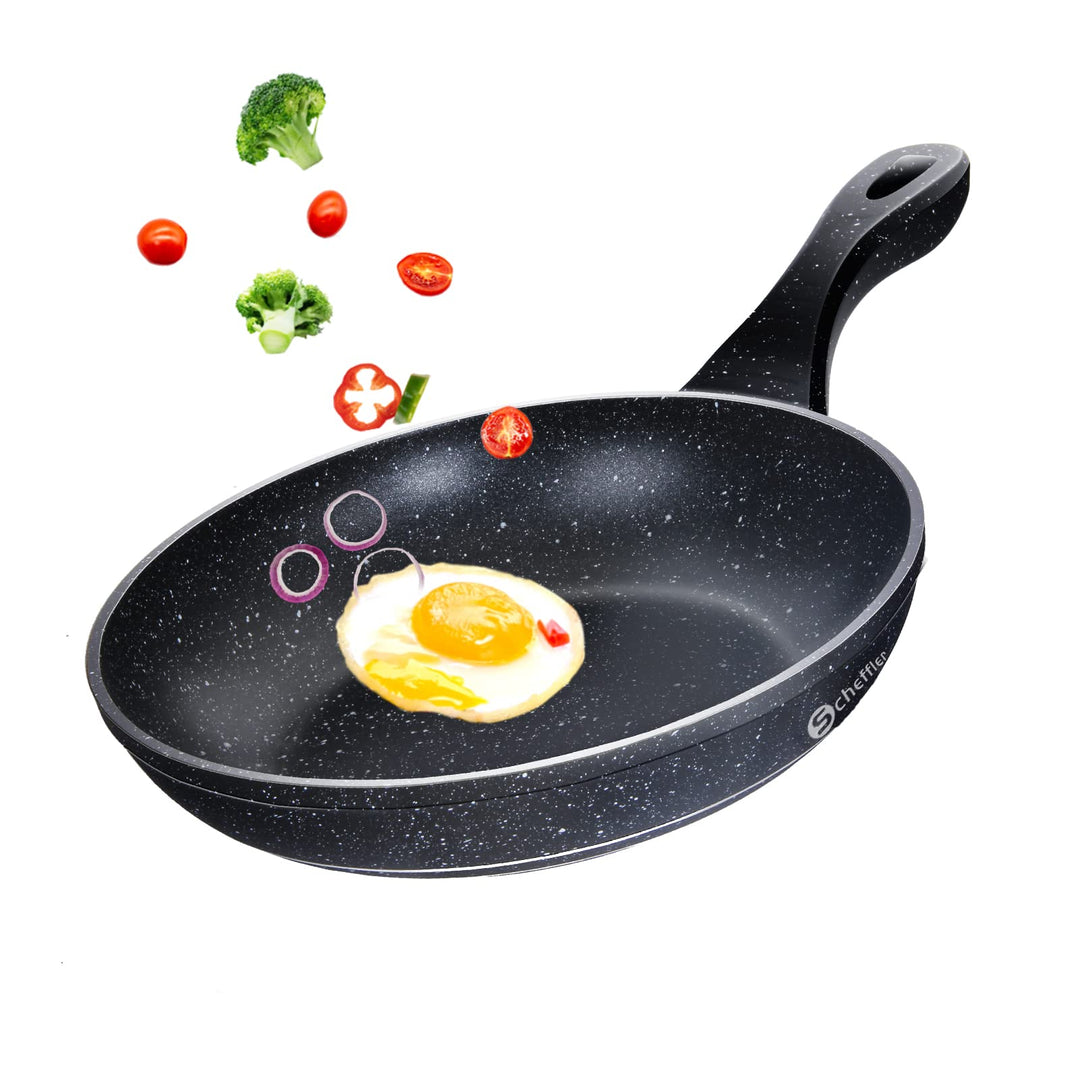 Scheffler Pfanne 20 cm, Bratpfanne,Pfanne Induktion,beschichtete Pfanne mit Antihaft-Beschichtung,ge