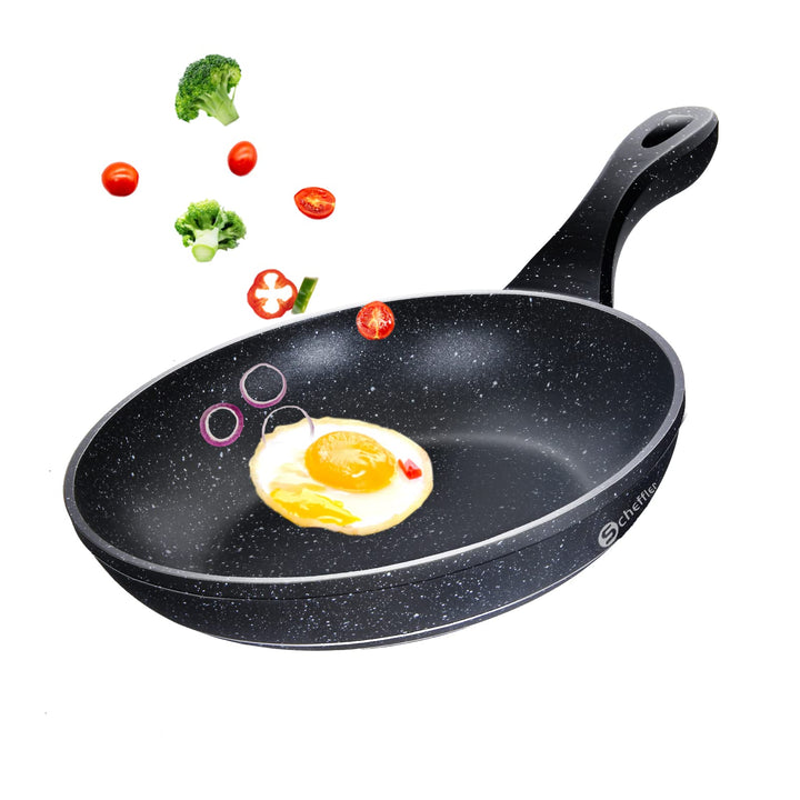 Scheffler Pfanne 20 cm, Bratpfanne,Pfanne Induktion,beschichtete Pfanne mit Antihaft-Beschichtung,ge