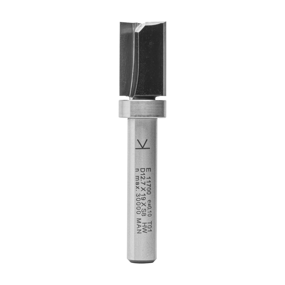 ENT 11700 Bündigfräser HW für Milescraft Zinkenschablone, Durchmesser (D) 12,7 mm, NL 19 mm, S 8 mm,