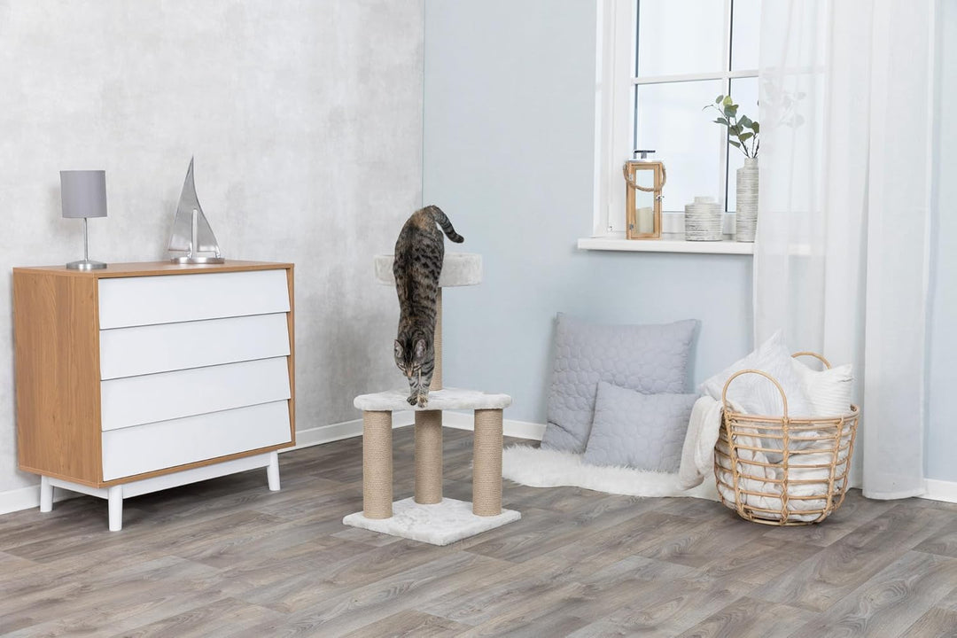 Trixie 44420 Kratzbaum Ivan, 82 cm, lichtgrau, Kratzbaum Ivan, 82 cm, lichtgrau