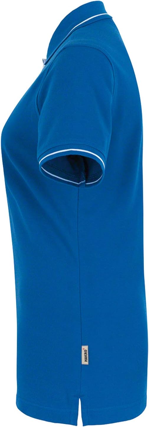 HAKRO Damen Polo-Shirt Casual - 203 - mehrere Farben S Royalblau/Weiss, S Royalblau/Weiss