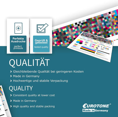 Eurotone Toner mit 50% mehr Leistung für Color Laserjet 4700 DN DTN N Plus ersetzen HP Q5950A Q5951A